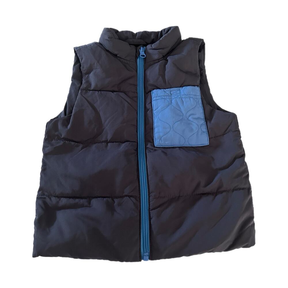 Cat & Jack Puffer Vest Boys 4T Navy